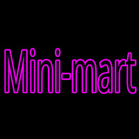 Pink Mini Mart Neonkyltti