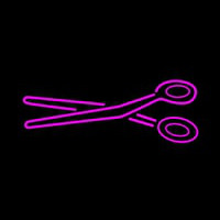 Pink Scissor Logo Neonkyltti