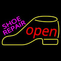 Pink Shoe Repair Yellow Shoe Open Neonkyltti