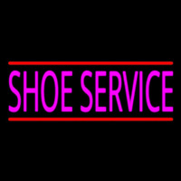 Pink Shoe Service With Line Neonkyltti