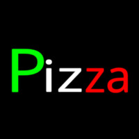Pizza Italian Flag Colors Neonkyltti