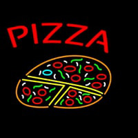 Pizza With Logo Neonkyltti
