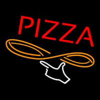 Pizza With Logo Neonkyltti