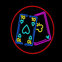 Poker Cards 1 Neonkyltti