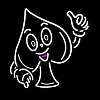 Poker Icon Neonkyltti