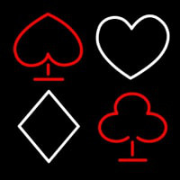 Poker Symbol Neonkyltti