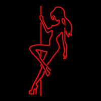 Pole Dance Girl Strip Club Neonkyltti