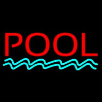 Pool Red Neonkyltti