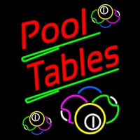 Pool Tables Neonkyltti
