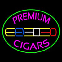 Premium Cigars Logo Neonkyltti