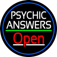 Psychic Answers Open Neonkyltti