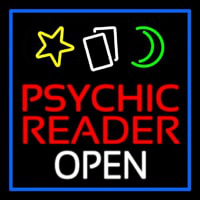 Psychic Reader Open Block Blue Border Neonkyltti