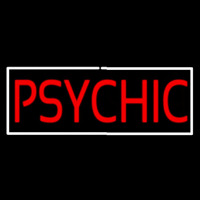 Psychic White Border Neonkyltti