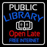 Public Library Open Late Free Internet Neonkyltti