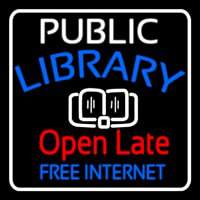 Public Library Open Late Free Internet Neonkyltti