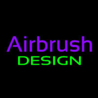 Purple Airbrush Green Design Neonkyltti