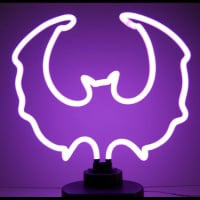 Purple Batman Desktop Neonkyltti