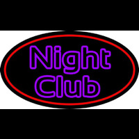 Purple Block Night Club Neonkyltti