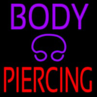 Purple Body Piercing Neonkyltti