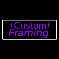 Purple Custom Framing Neonkyltti