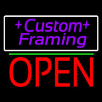 Purple Custom Framing With Open 1 Neonkyltti