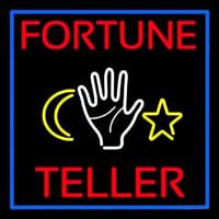 Purple Fortune Teller With Logo Neonkyltti