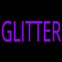 Purple Glitter Neonkyltti