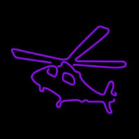 Purple Helicopter Neonkyltti