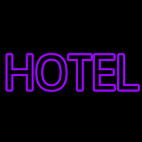 Purple Hotel Neonkyltti