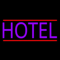 Purple Hotel Neonkyltti