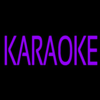 Purple Karaoke Block 1 Neonkyltti