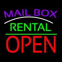 Purple Mailbo  Turquoise Rental With Open 1 Neonkyltti