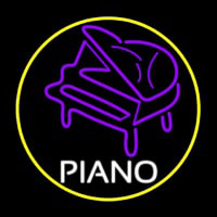 Purple Piano Neonkyltti