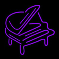Purple Piano Neonkyltti