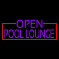 Purple Pool Lounge With Red Border Neonkyltti