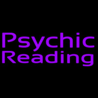 Purple Psychic Reading Neonkyltti