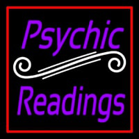 Purple Psychic Readings With Red Border Neonkyltti