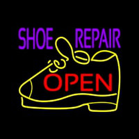 Purple Shoe Repair Open Neonkyltti