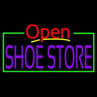 Purple Shoe Store Open Neonkyltti