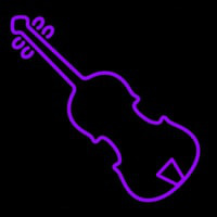 Purple Violin Neonkyltti