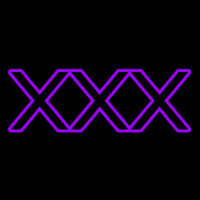 Purple X   Neonkyltti