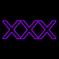 Purple X   Neonkyltti