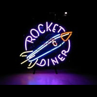 ROCKET DINER Neonkyltti