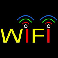 Rainbow Wifi Block Neonkyltti