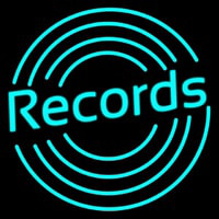 Records With Disc Neonkyltti