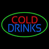 Rectangle Cold Drinks Neonkyltti