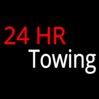 Red 24 Hr Towing Neonkyltti
