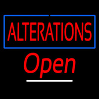 Red Alterations Open White Line Neonkyltti