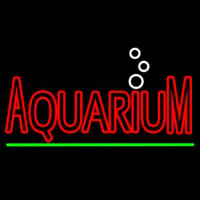 Red Aquarium Green Line Neonkyltti