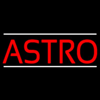 Red Astro White Line Neonkyltti